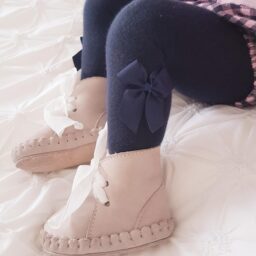 Leotardos con lazo lateral grogrén