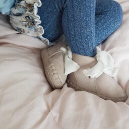 Leotardos hilo brillante con canalé