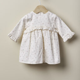 Vestido Flores Liberty Rosa Bebé