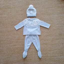 Conjunto 3P Jackuard Estrella Celeste