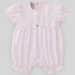 PELELE CORTO NIÑA INTERLOCK ROSA TIZA