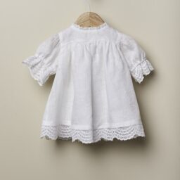 Vestido Ceremonia Lino Blanco - Wedoble