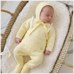 CONJUNTO PRIMERA PUESTA 3P LAZO AMARILLO