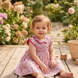 VESTIDO LIBERTY PUNTO SMOCK MAFE