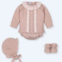 Conjunto Corto 4P Tira Bordada Cala Salada - Mac Ilusión