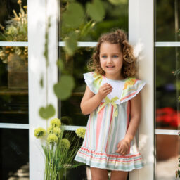 Vestido Rayas Fluor Lorenzo