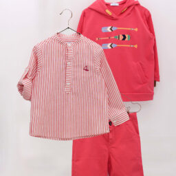 Conjunto 2P Flora Fresa