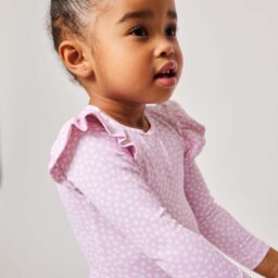 Bañador Manga Larga Rosa