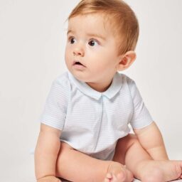 Conjunto 2P Camisa + Short Rayas Azules