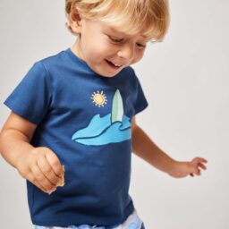 Camiseta Surf Azul Marino