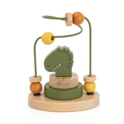 LABERINTO DE CUENTAS DE MADERA - MR DINO