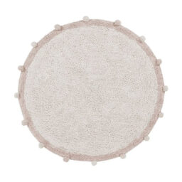 ALFOMBRA LAVABLE BUBBLY NATURAL - VINTAGE NUDE