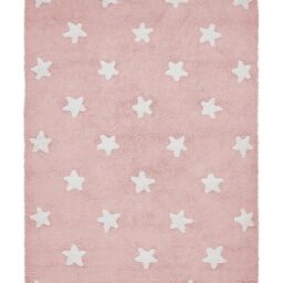 ALFOMBRA LAVABLE STARS PINK