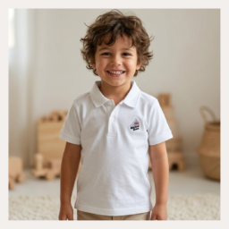 POLO NIÑO BLANCO