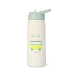 BOTELLA TÉRMICA CON PAJITA 500 ml "ALOHA"