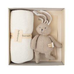 SET MANTA BLANCA + DOU DOU CONEJO