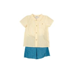 CONJUNTO PANTALÓN M/CORTA C/PICO RAÍZ