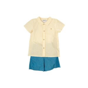 CONJUNTO PANTALÓN M/CORTA C/PICO RAÍZ