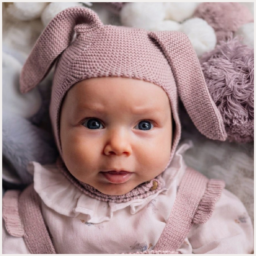 GORRO CONEJITO ROSA 1 A 6 MESES 02