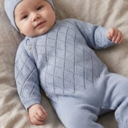 PELELE + GORRO ROMBOS AZUL