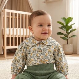 CONJUNTO 2P PANTALON + BLUSA FLORAL