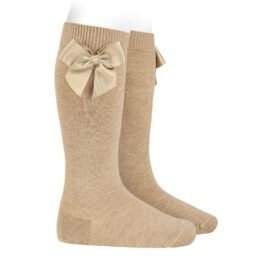 CALCETINES ALTOS CON LAZO (TURRON)