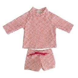 CONJUNTO CAMISA+CULETIN MANZANITAS ROJO